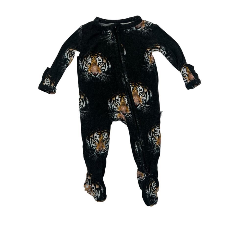 Bums & Roses Eye of the Tiger Footie Pajamas